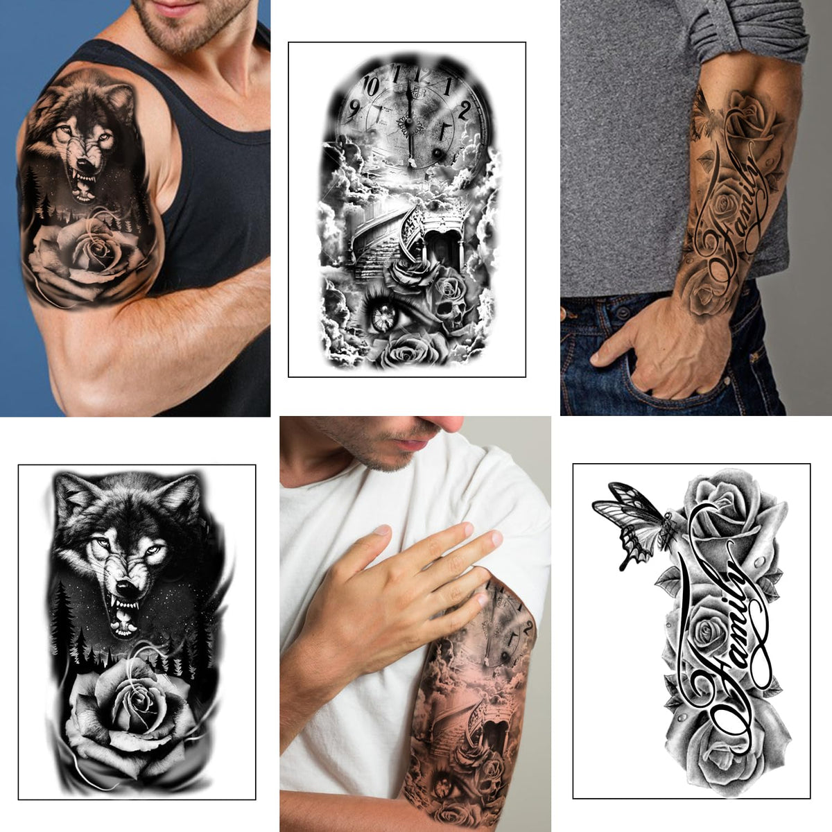 Yazhiji temporary tattoos applied on skin at a beach