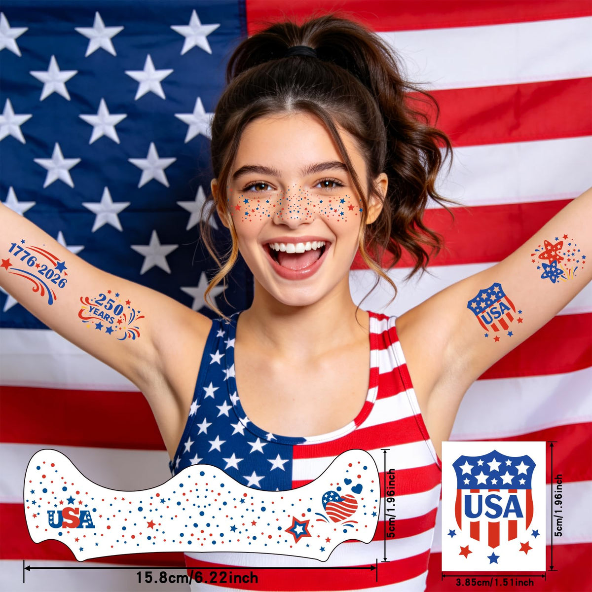 Yazhiji temporary tattoos displayed in packaging