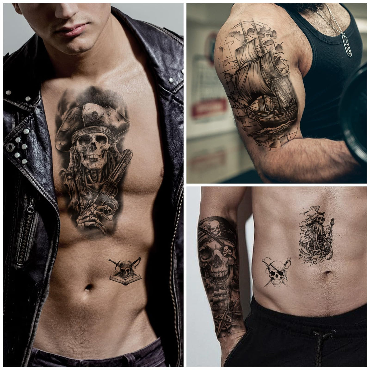 Yazhiji temporary tattoos for Halloween party