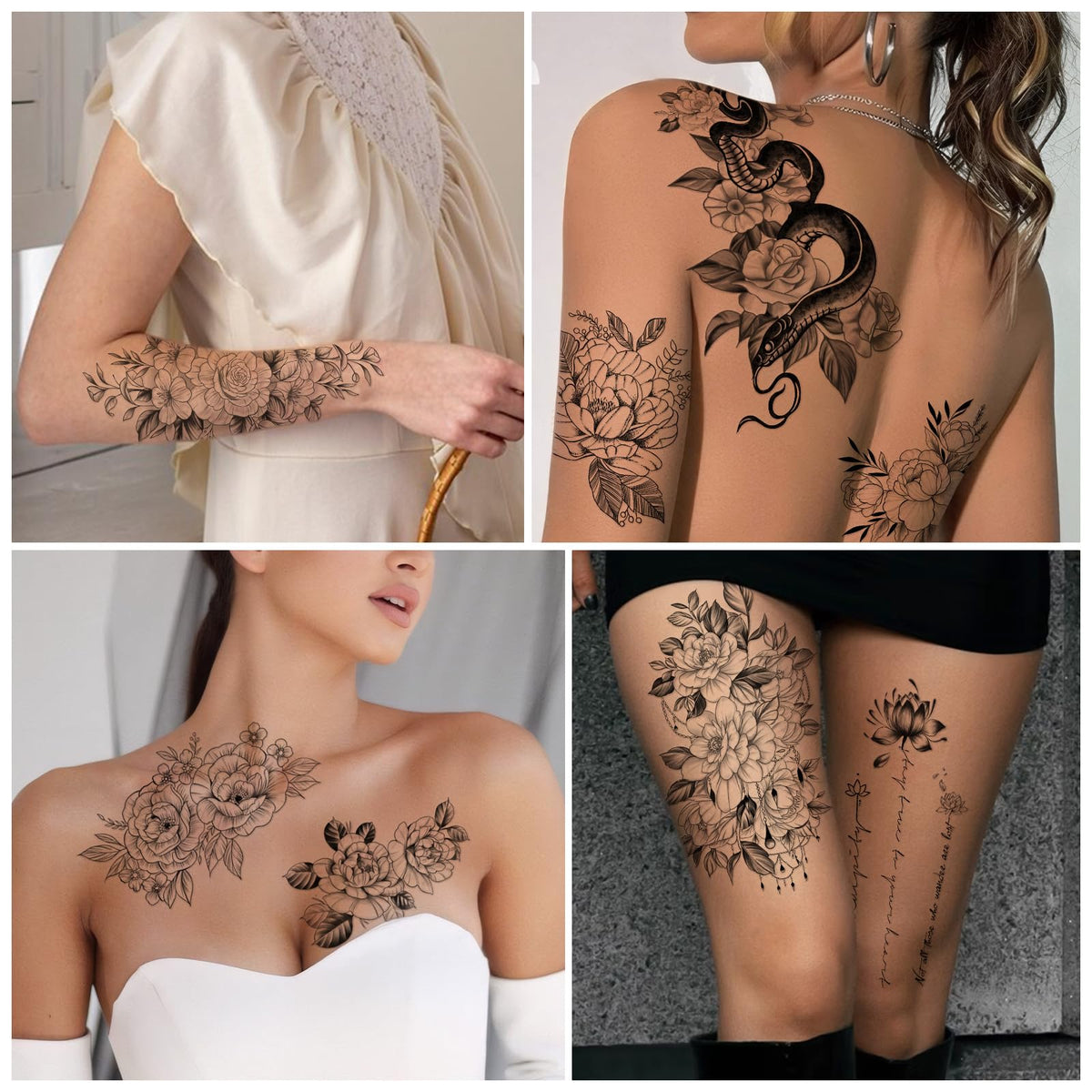 Yazhiji temporary tattoos in packaging
