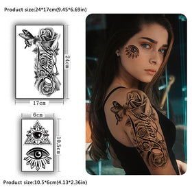 Yazhiji temporary tattoos on display at a party setting