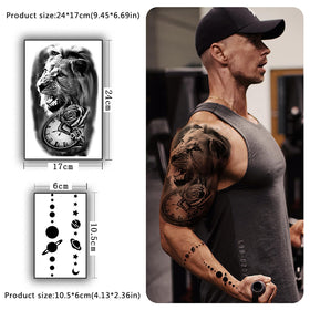 Yazhiji temporary tattoos variety of designs on display