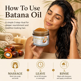 YBW Batana Oil 159g back view with ingredient list