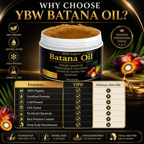 YBW Raw Batana Oil 132g close-up of texture