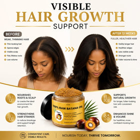 YBW Raw Batana Oil packaging with label