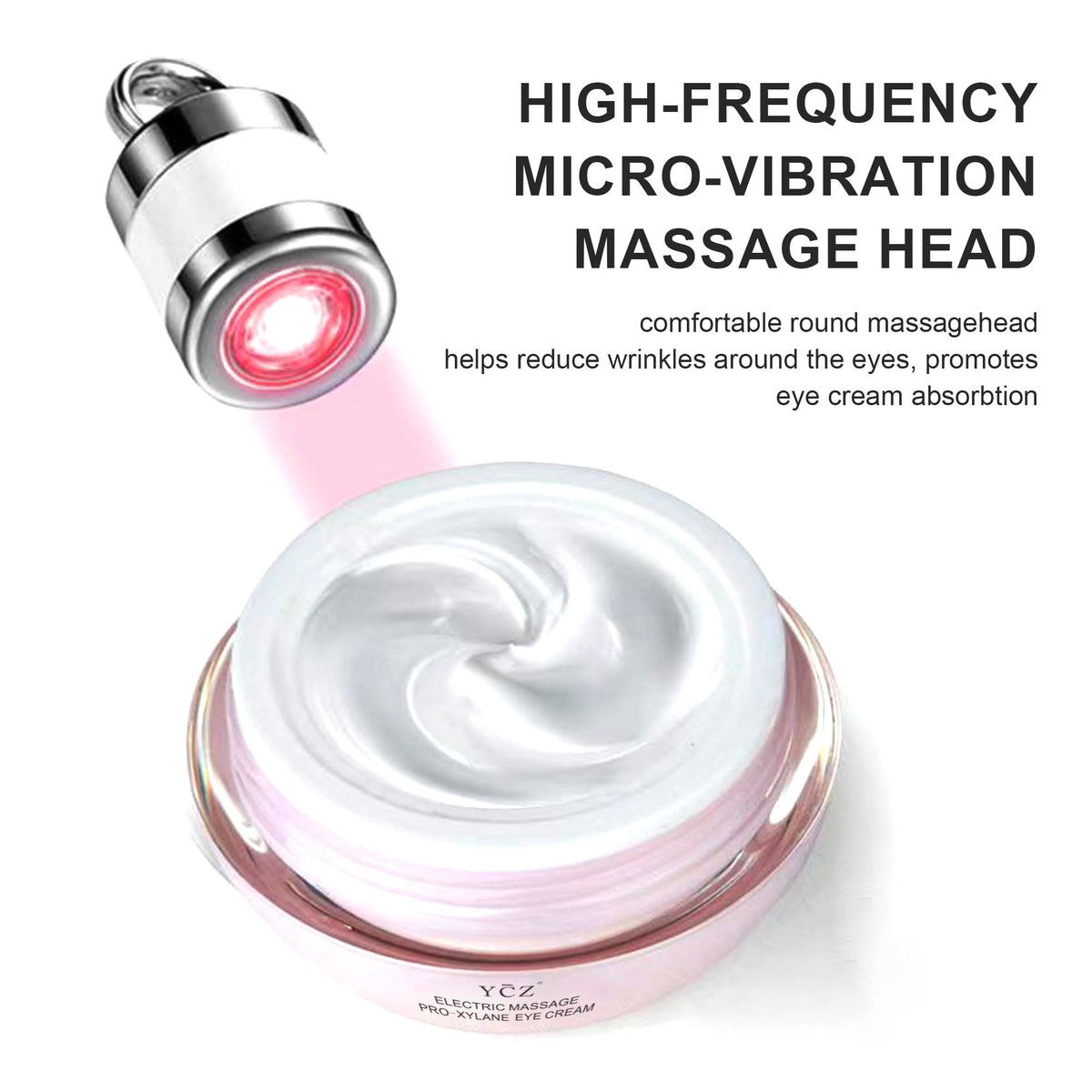 Ycz Electric Eye Cream with vibrating applicator close-up