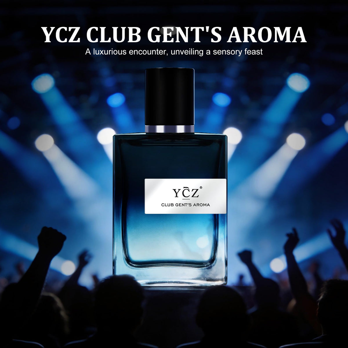 Ycz Gentleman's Aroma Eau de Parfum close-up of the cap