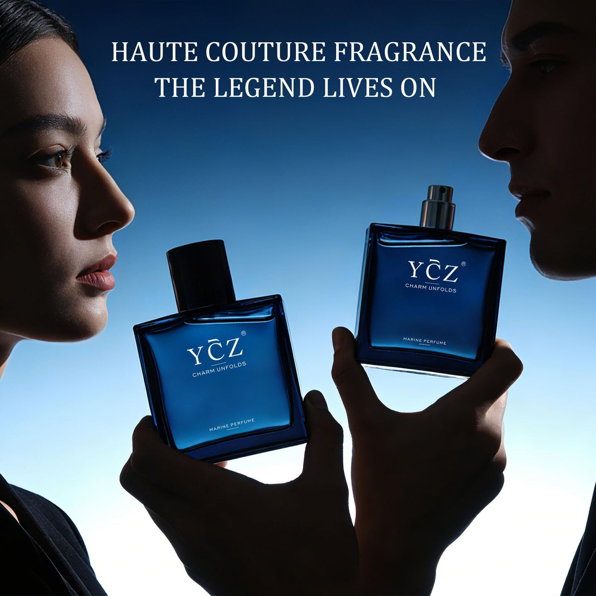 Ycz Midnight Marine Eau De Parfum close-up of label