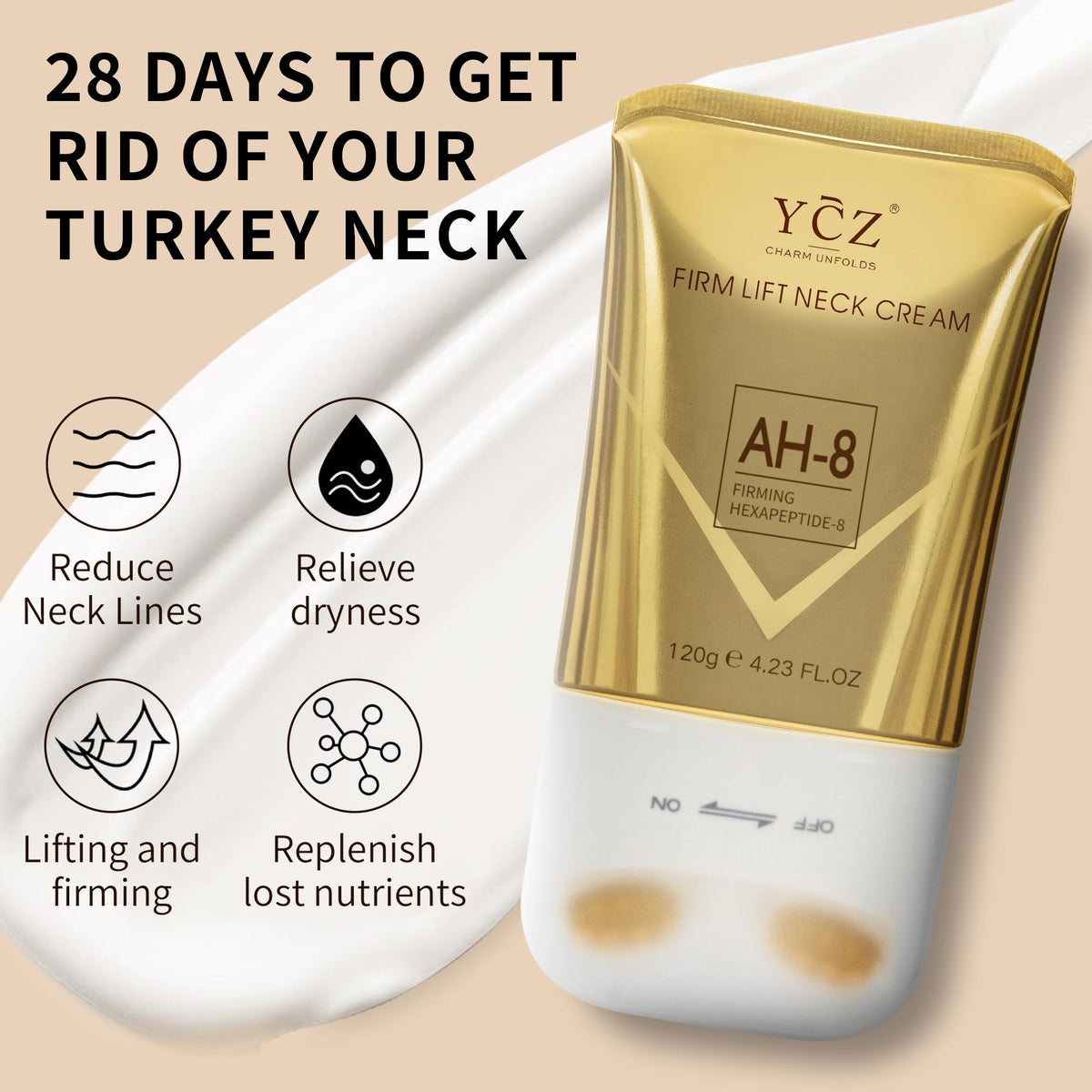 Ycz Neck Cream eco-friendly packaging details
