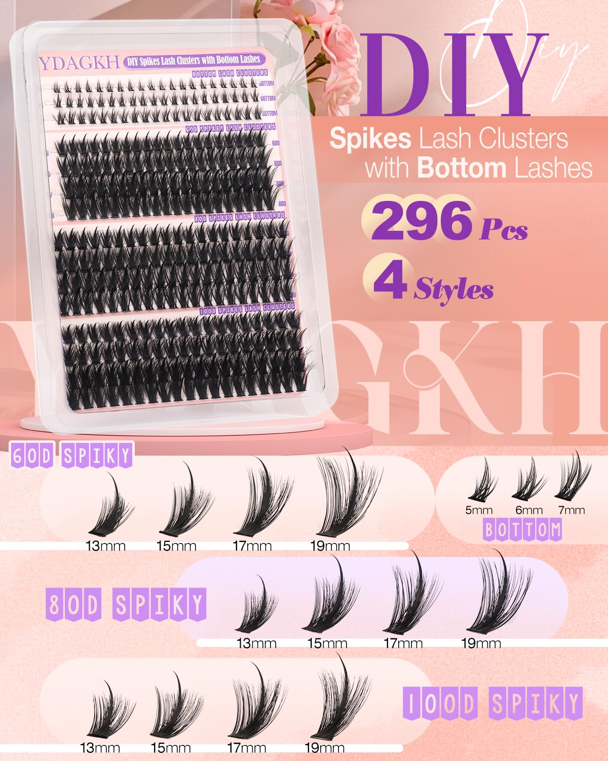 YDAGKH clear lash bond and seal for application