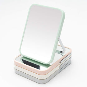 YEAKE Portable Folding Makeup Mirror compact size for travel