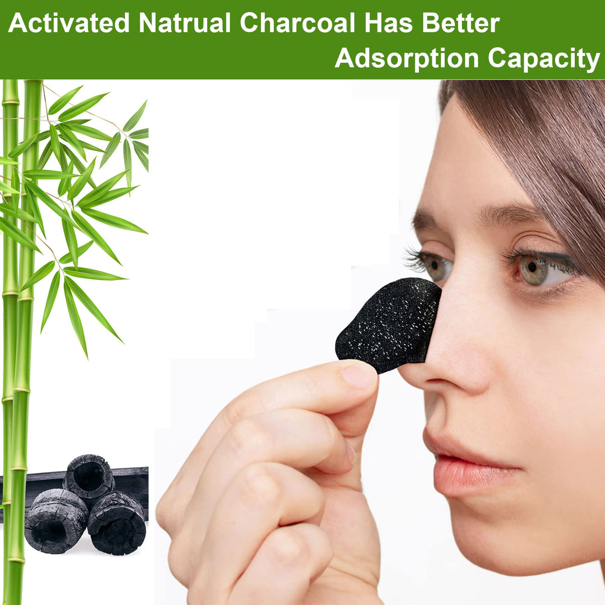 Yecuce Pore Strip application on nose