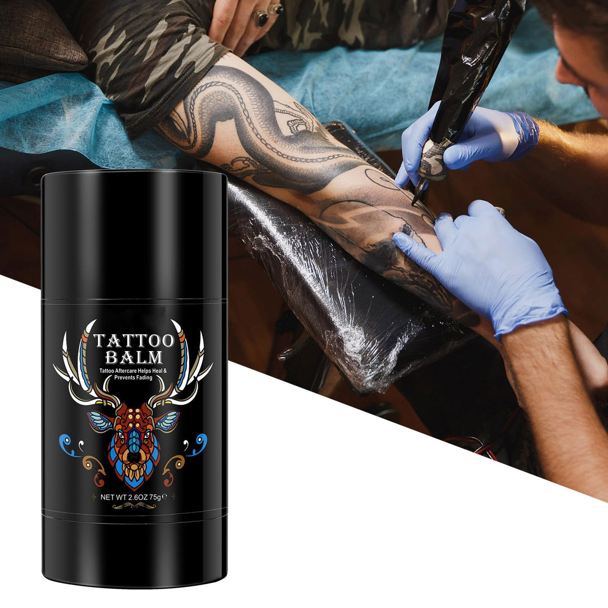 Yecuce Tattoo Aftercare Butter Balm tube with easy application