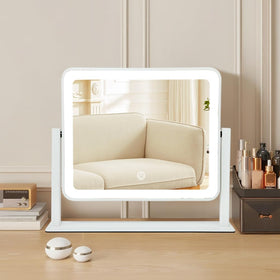 YEKKOPT 360° rotating LED makeup mirror side view