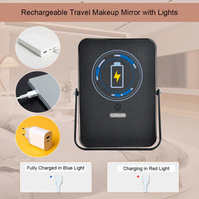 YEKKOPT Makeup Mirror with three lighting modes displayed