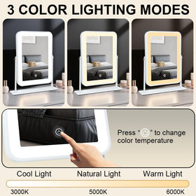 YEKKOPT Rechargeable Mirror compact size for travel