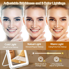 YEKKOPT Rechargeable Vanity Mirror packaging