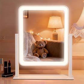 YEKKOPT Vanity Mirror front view with lights