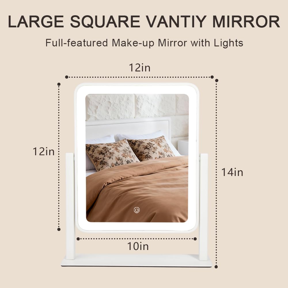 YEKKOPT Vanity Mirror in a stylish bathroom setting