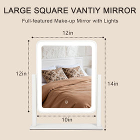 YEKKOPT Vanity Mirror in a stylish bathroom setting