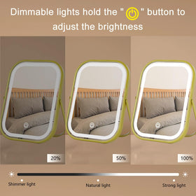 YEKKOPT Vanity Mirror packed in luggage for travel
