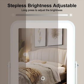 YEKKOPT Vanity Mirror with adjustable brightness feature