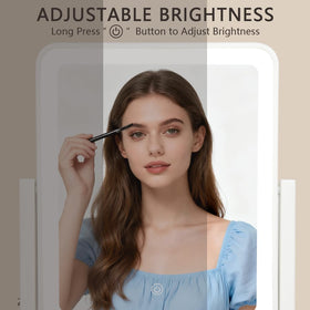 YEKKOPT Vanity Mirror with adjustable brightness feature