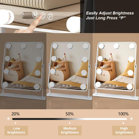 YEKKOPT Vanity Mirror with cold light setting