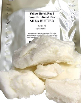 Yellow Brick Road 100% Raw Unrefined Shea Butter front view