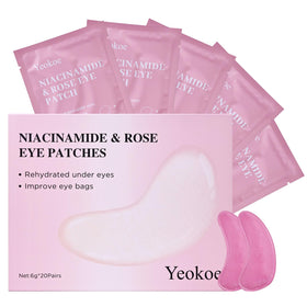 Yeokoe Under Eye Patches front view with packaging