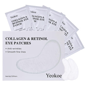 Yeokoe Under Eye Patches front view with packaging