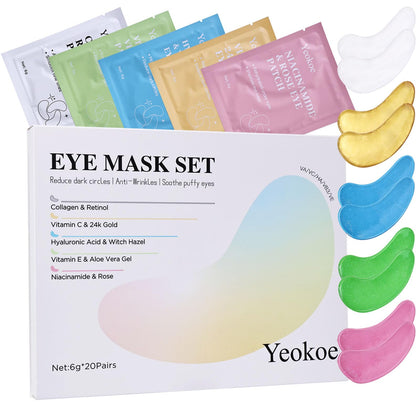 Yeokoe Under Eye Patches front view with packaging