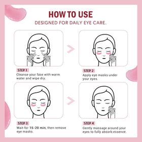 Yeokoe Under Eye Patches in a spa setting