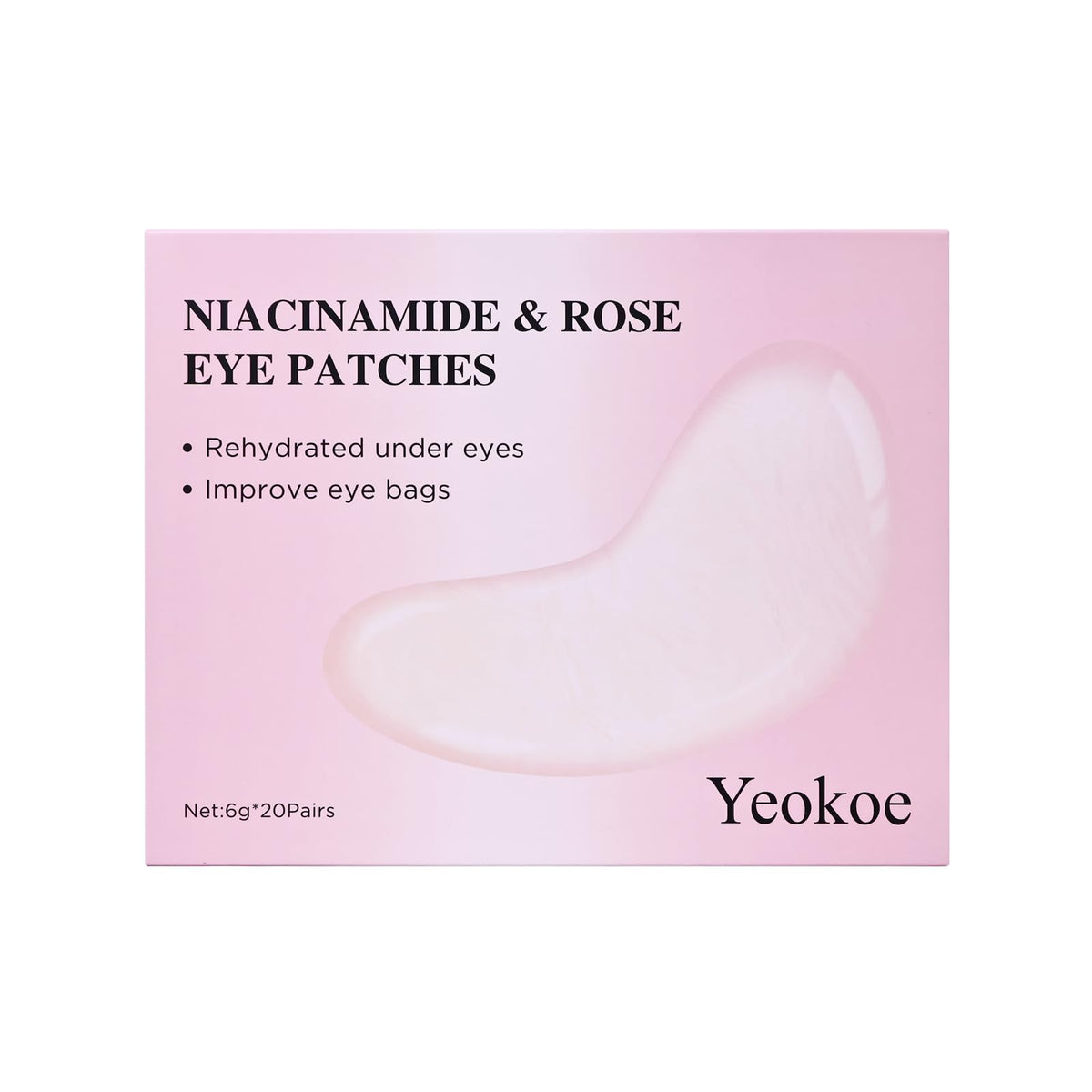 Yeokoe Under Eye Patches in a travel pouch