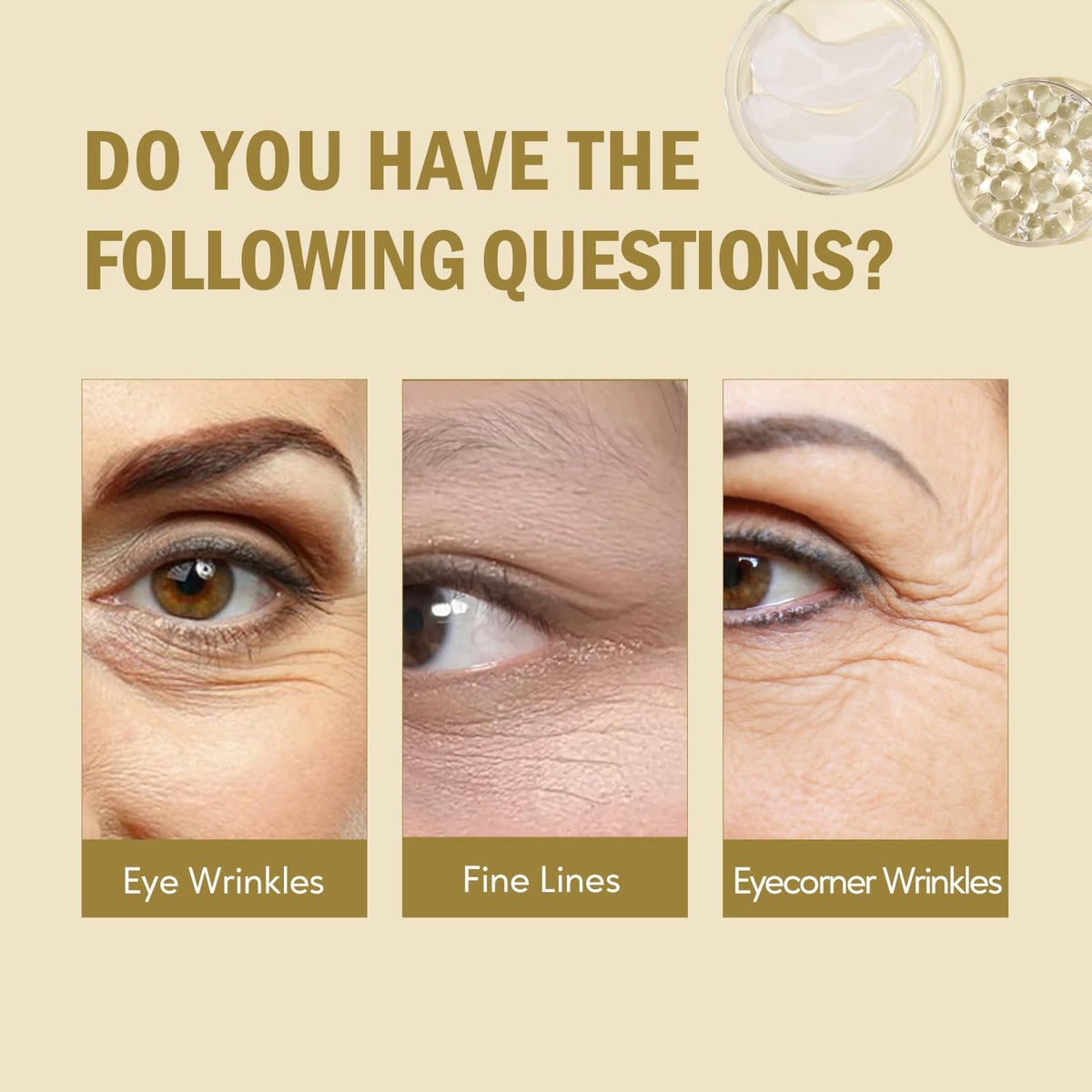 Yeokoe Under Eye Patches in use during a self-care session