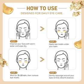 Yeokoe Under Eye Patches in use during self-care session