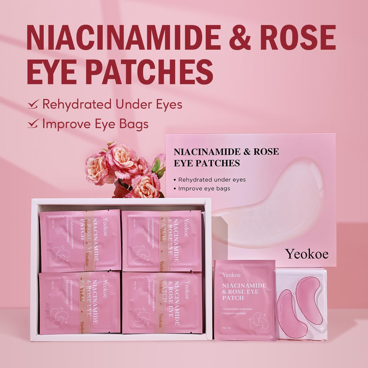 Yeokoe Under Eye Patches showing texture and design