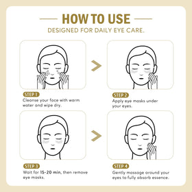 Yeokoe Under Eye Patches with collagen and retinol ingredients