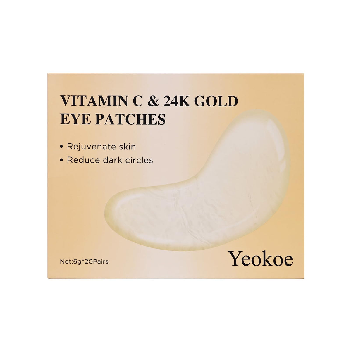 Yeokoe Under Eye Patches with gold accents