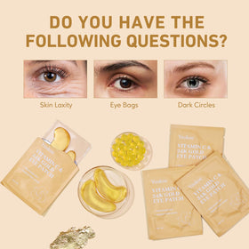 Yeokoe Under Eye Patches with Vitamin C and 24K Gold