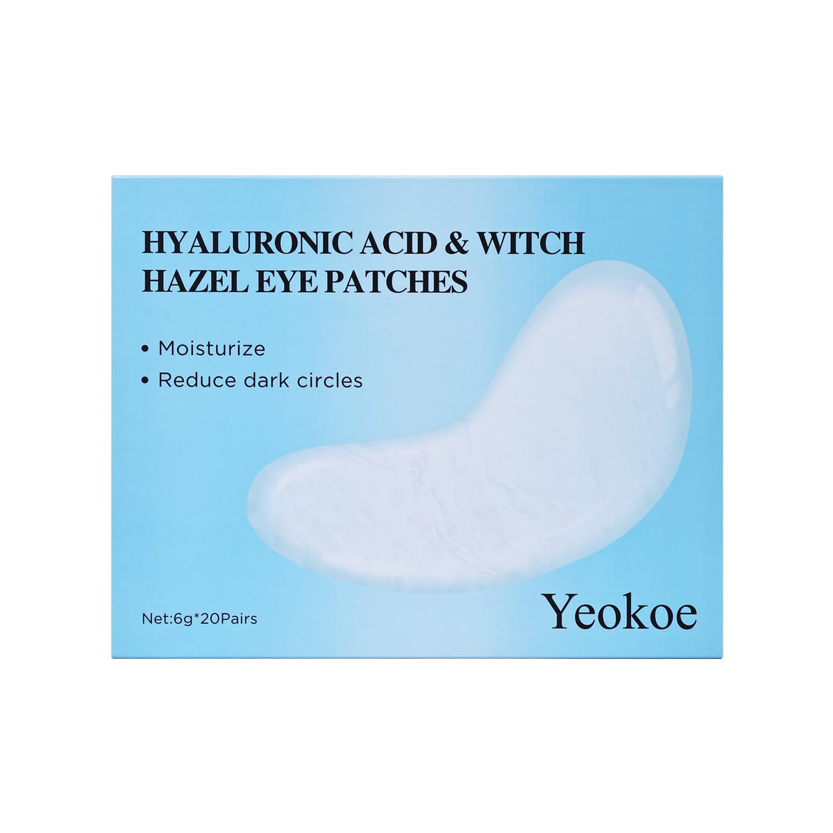Yeokoe Under Eye Patches with witch hazel
