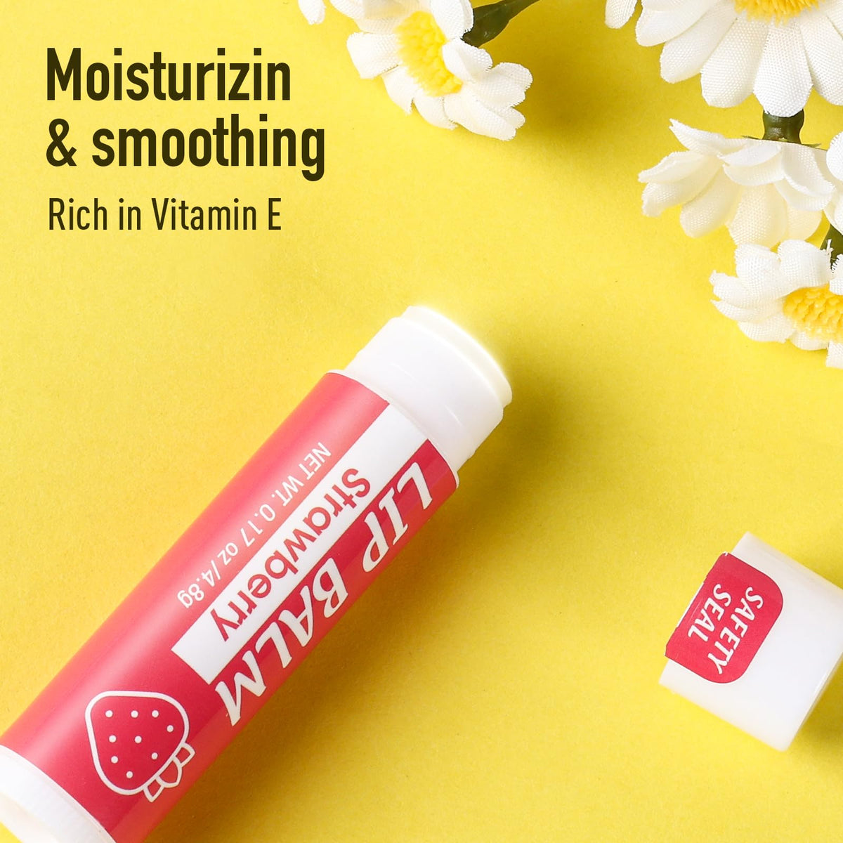YesBes 128 Pack Lip Balm Watermelon flavour close-up