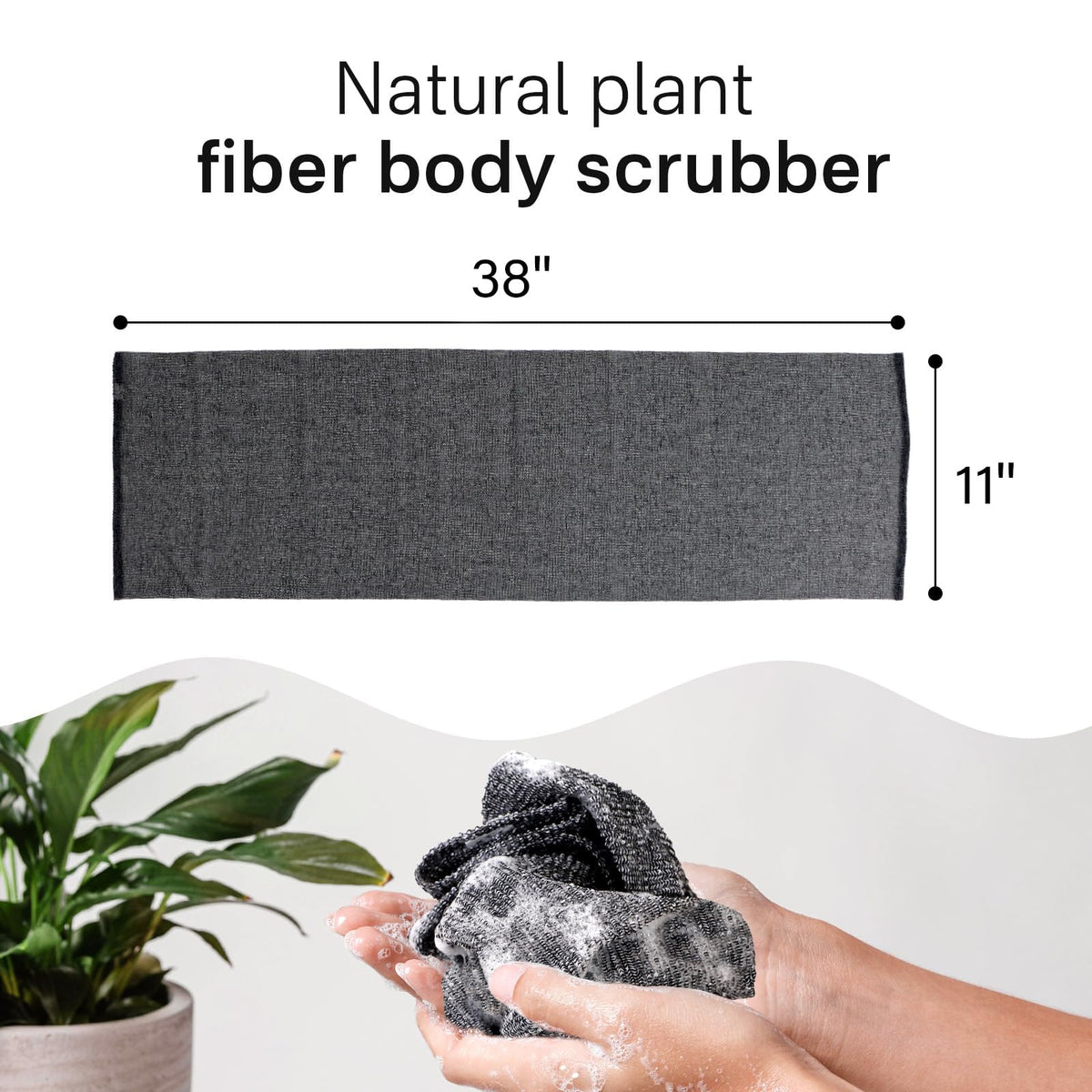 Yiclick exfoliating washcloth towels in a travel kit
