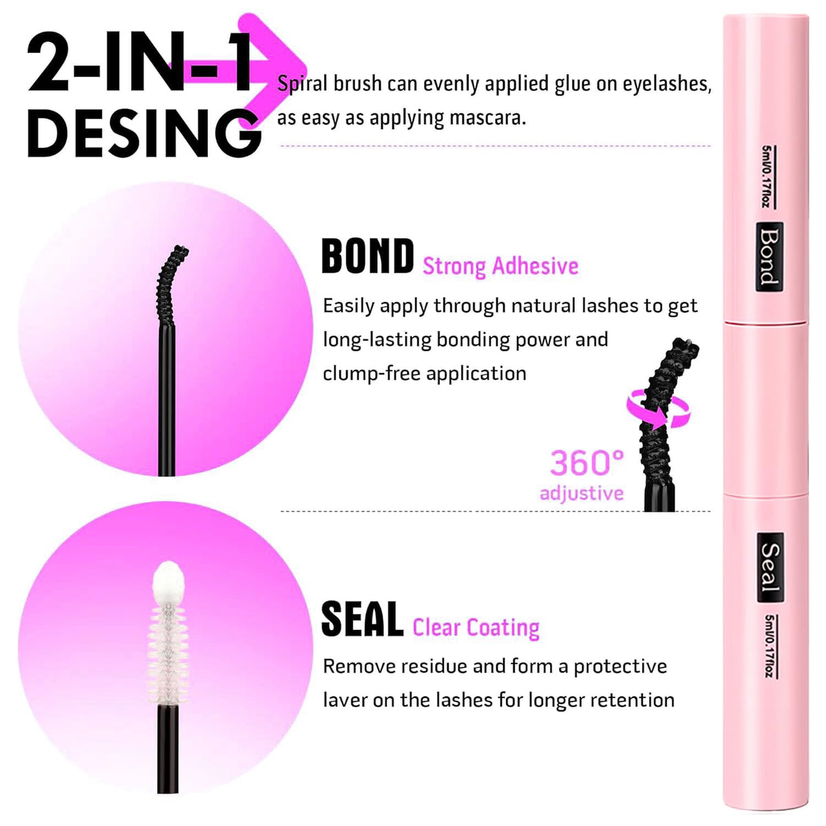 YIDUO Lash Clusters in various lengths and styles