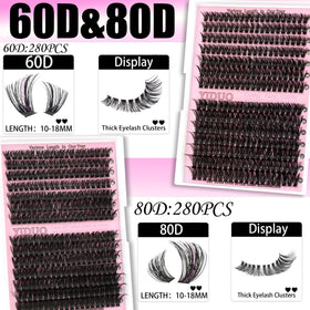 YIDUO Lash Clusters Kit packaging and contents overview