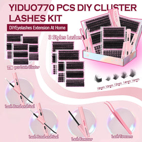 YIDUO Lash Clusters Kit packaging front view