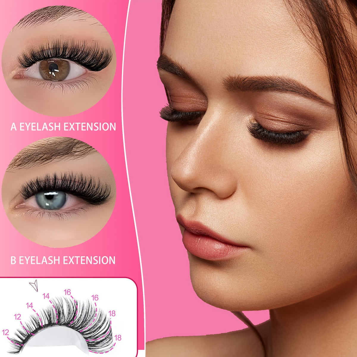 YIDUO Lash Clusters Kit packaging front view