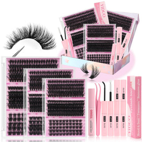 YIDUO Lash Clusters Kit with 770 pcs and accessories