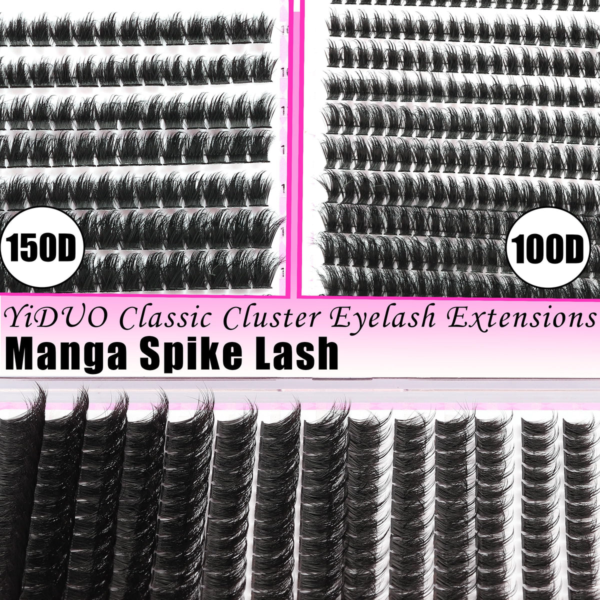 YIDUO lash clusters with bond and seal included