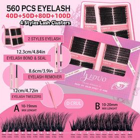 YIDUO Lash Makeup Remover bottle